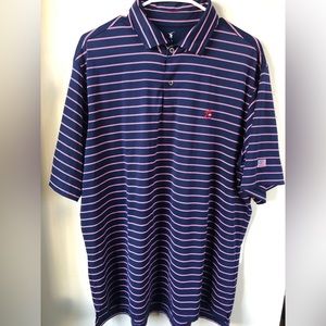 Fairway & Greene Striped Golf Polo XL